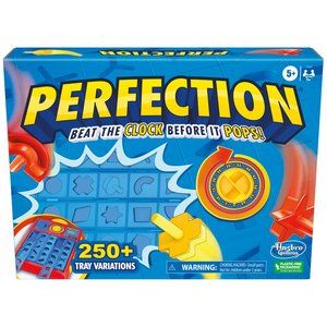 Perfection Beat The Clock Before It Pops Board Game for Family, by Hasbro